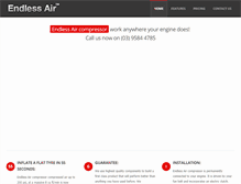 Tablet Screenshot of endlessair.com.au